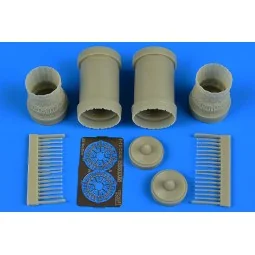 F-15E Strike Eagle exhaust nozzles (new kit) for Academy - Aires 7352