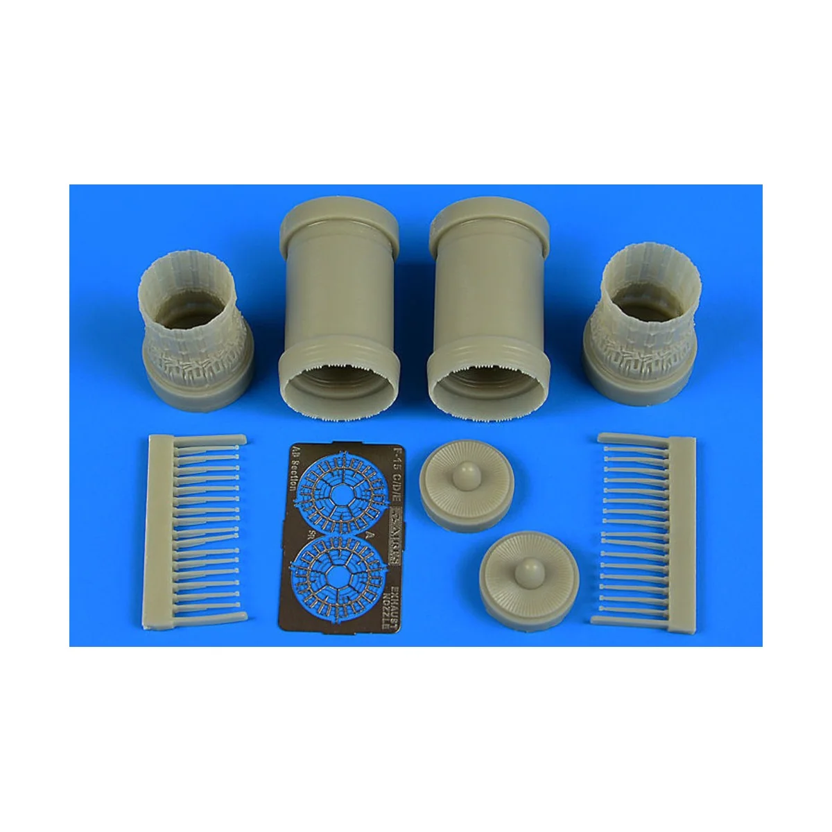 F-15E Strike Eagle exhaust nozzles (new kit) for Academy, 1/72 - Ai...