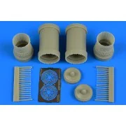 F-15E Strike Eagle exhaust nozzles (new kit) for Academy, 1/72 - Ai...