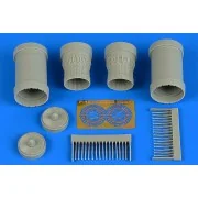 F-15E Strike Eagle exhaust nozzles f.GWH, 1/72 - Aires 7355 F-15E Strike Eagle exhaust nozzles f.GWH, 1/72 - Aires 7355