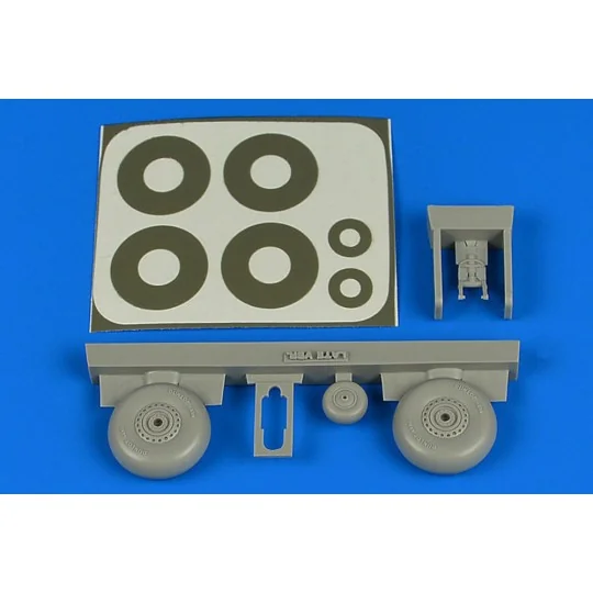 Wellington wheels & paint masks (late) for Airfix - Aires 7365