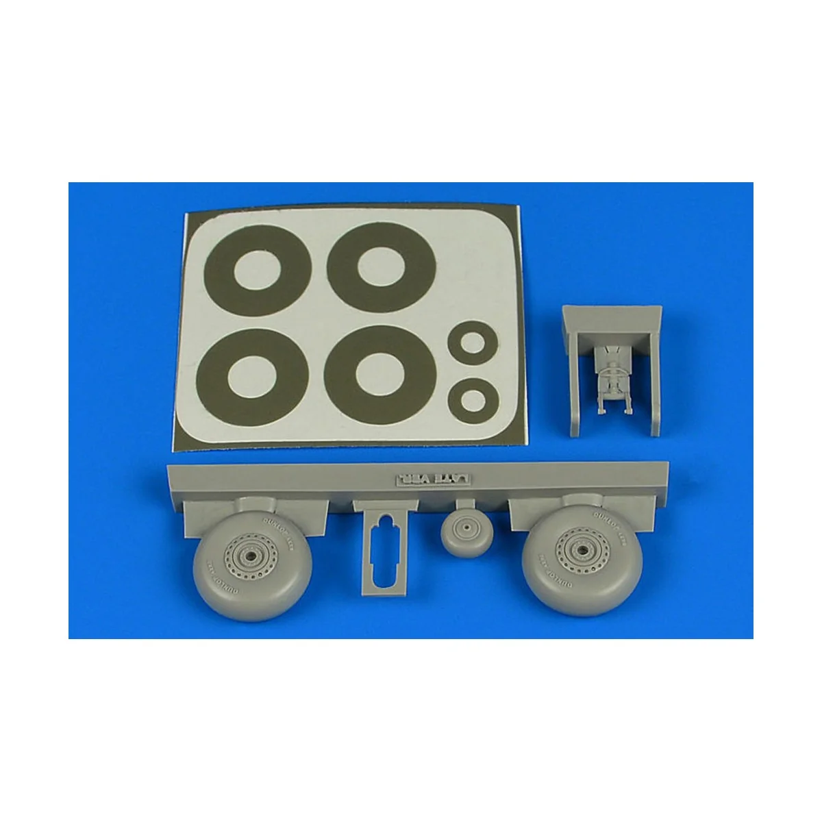 Wellington wheels & paint masks (late) for Airfix, 1/72 - Aires 7365