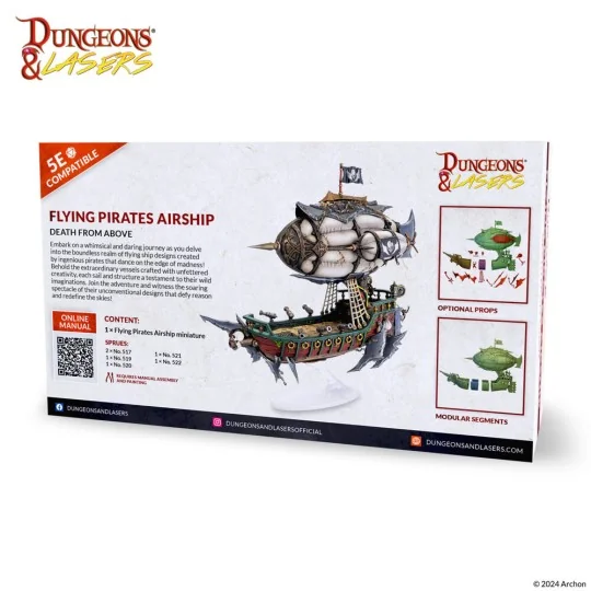 Dungeons & Lasers DEUSLAIR: FLYING PIRATES AIRSHIP - Archon Studio ...