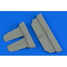 Bf 109G-6 control surfaces f. Tamiya, 1/72 - Aires 7371