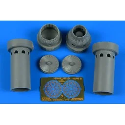 F-14A Tomcat exhaust nozzles - varided position for Academy, 1/72 -...