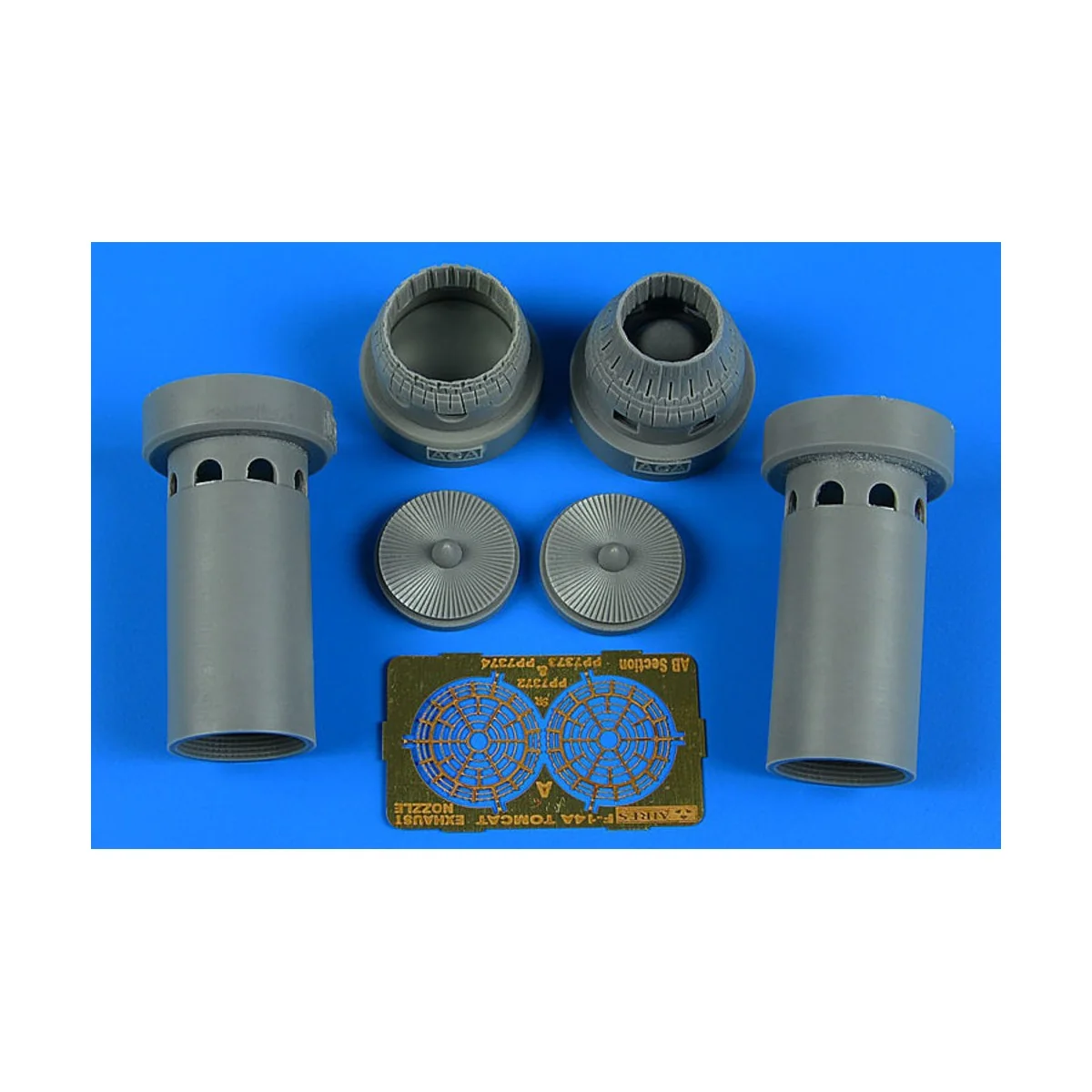 F-14A Tomcat exhaust nozzles - varided position for Academy - Aires...