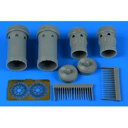 F-15E Strike Eagle exhaust nozzles, 1/72 - Aires 7380