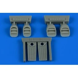 Sea Harrier FRS.1/FA.2 exhaust nozzles, 1/72 - Aires 7382