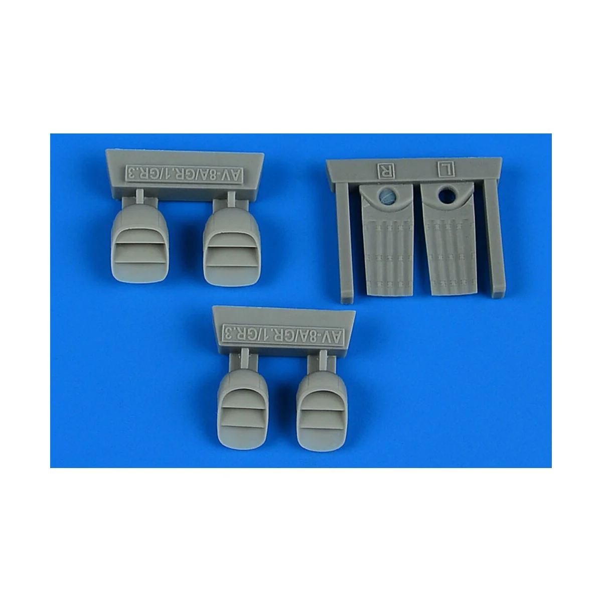 Harrier AV-8A/GR.1/GR.3 exhaust nozzles for AIRFIX - Aires 7384