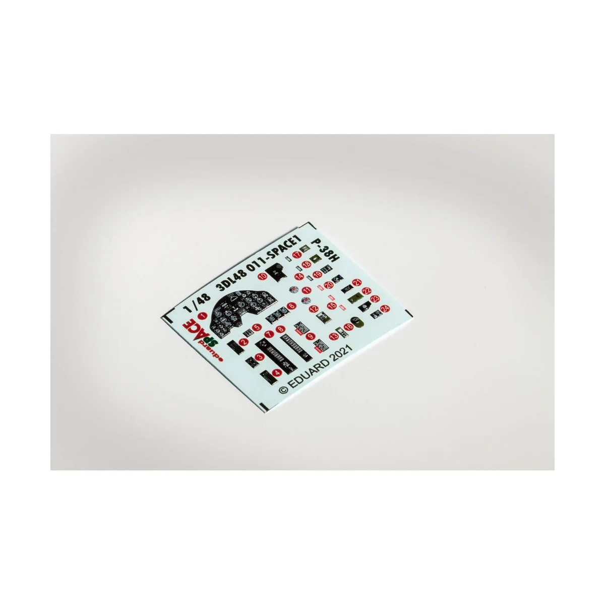 P-38H SPACE 1/48 for TAMIYA - Eduard Accessories 3DL48011