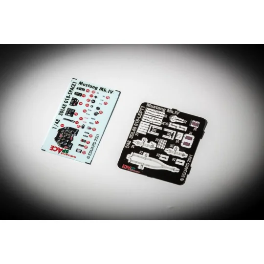 Mustang Mk.IV SPACE 1/48 for EDUARD, 1/48 - Eduard Accessories 3DL4...