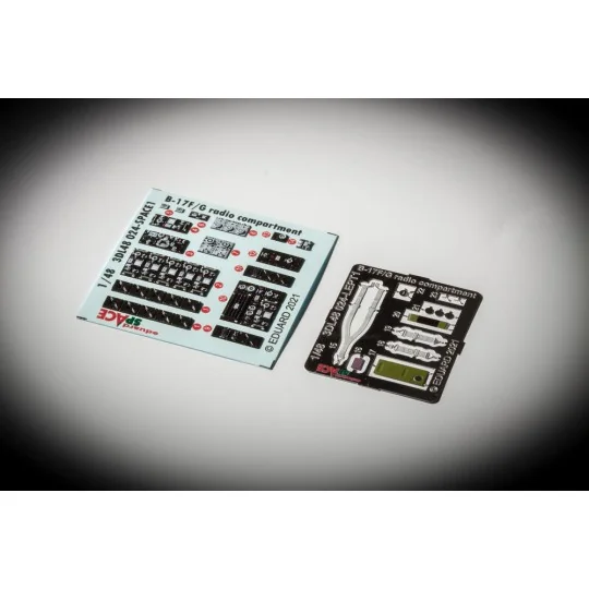 B-17F/G radio compartment SPACE 1/48 for HKM, 1/48 - Eduard Accesso...