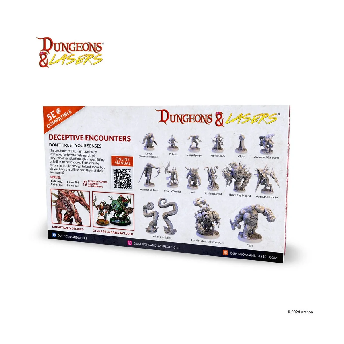 Dungeons & Lasers DEUSLAIR: DECEPTIVE ENCOUNTERS - Archon Studio DN...