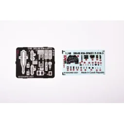 P-51K-5 SPACE 1/48 for EDUARD - Eduard Accessories 3DL48036