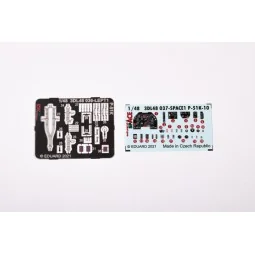 P-51K-10 SPACE 1/48 for EDUARD - Eduard Accessories 3DL48037