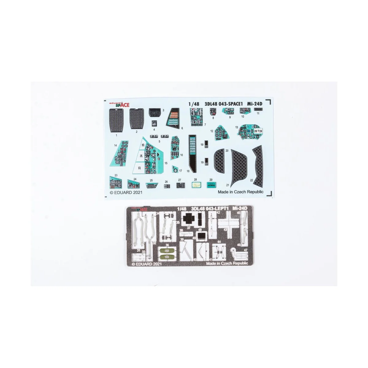 Mi-24D SPACE for EDUARD/ZVEZDA - Eduard Accessories 3DL48043
