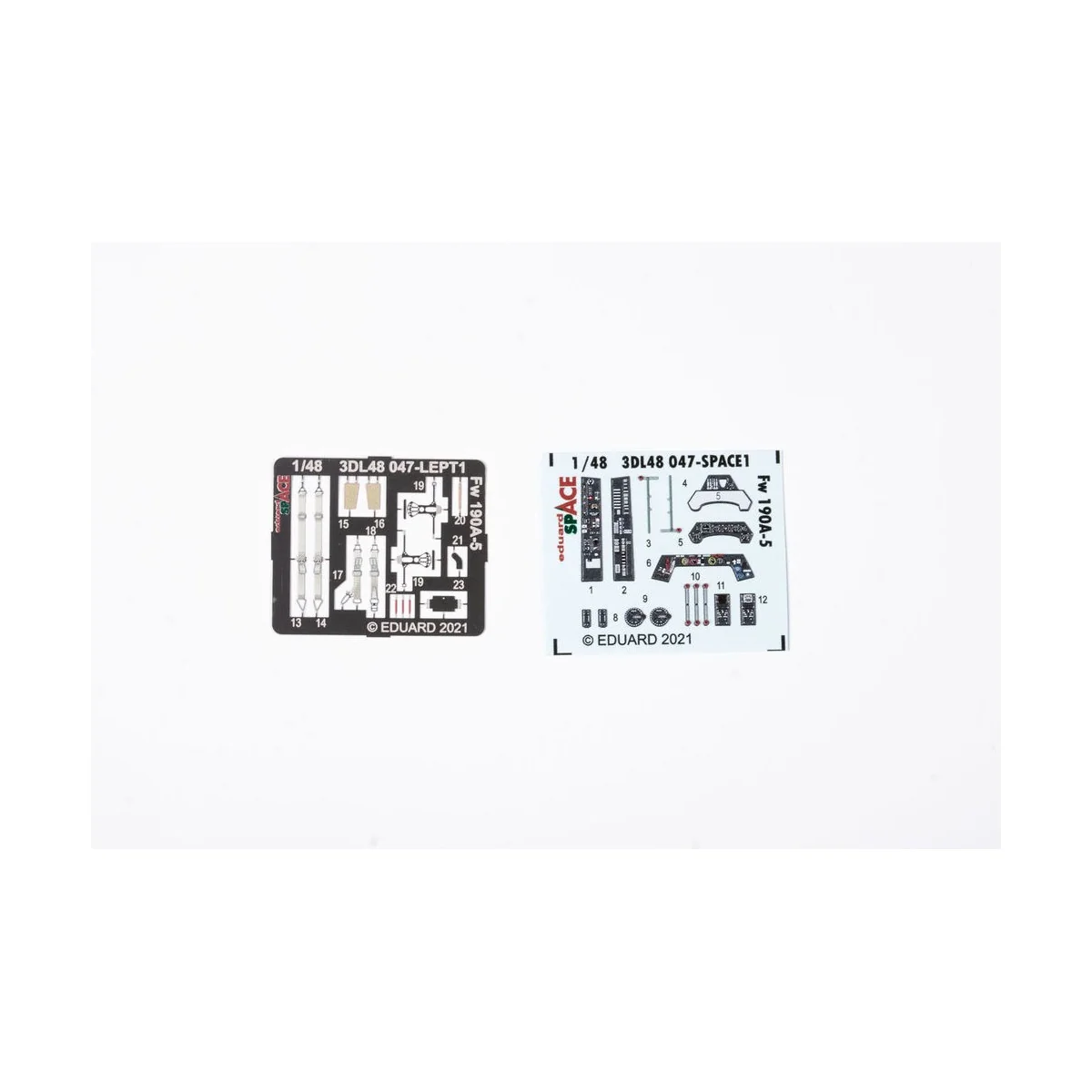 Fw 190A-5 SPACE for EDUARD, 1/48 - Eduard Accessories 3DL48047