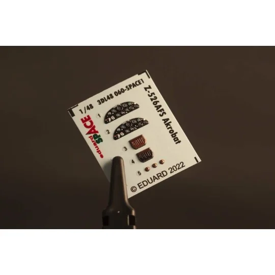 Z-526AFS Akrobat SPACE for EDUARD, 1/48 - Eduard Accessories 3DL48060