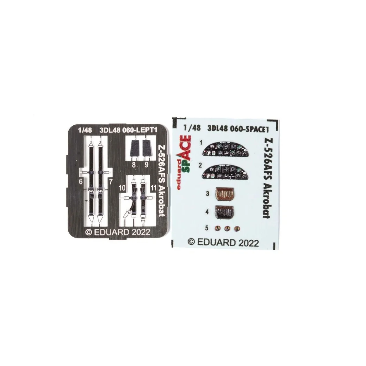 Z-526AFS Akrobat SPACE for EDUARD, 1/48 - Eduard Accessories 3DL48060