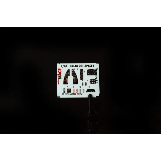 Vampire F.3 SPACE for AIRFIX, 1/48 - Eduard Accessories 3DL48061