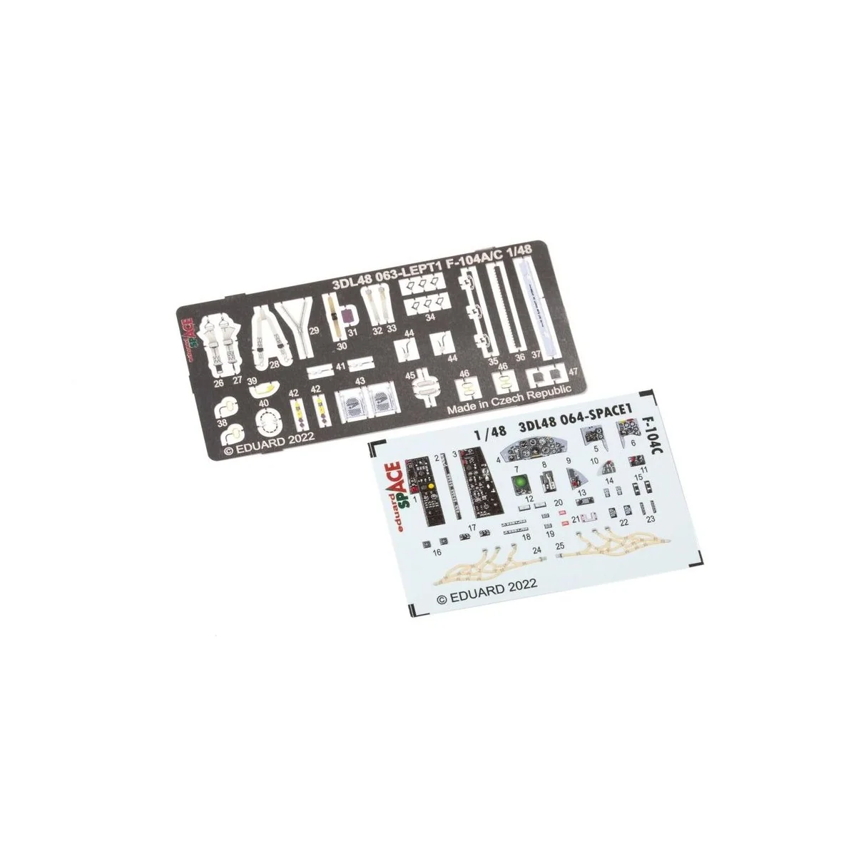 F-104C SPACE, 1/48 - Eduard Accessories 3DL48064