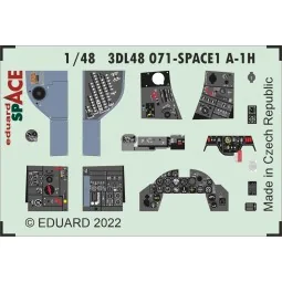 A-1H SPACE 1/48 - Eduard Accessories 3DL48071