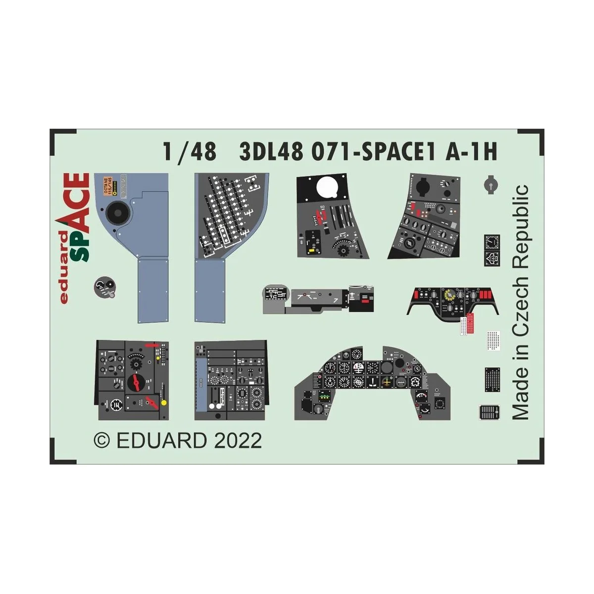 A-1H SPACE 1/48 - Eduard Accessories 3DL48071