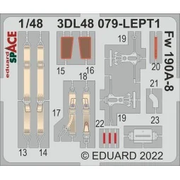 Fw 190A-8 SPACE - Eduard Accessories 3DL48079