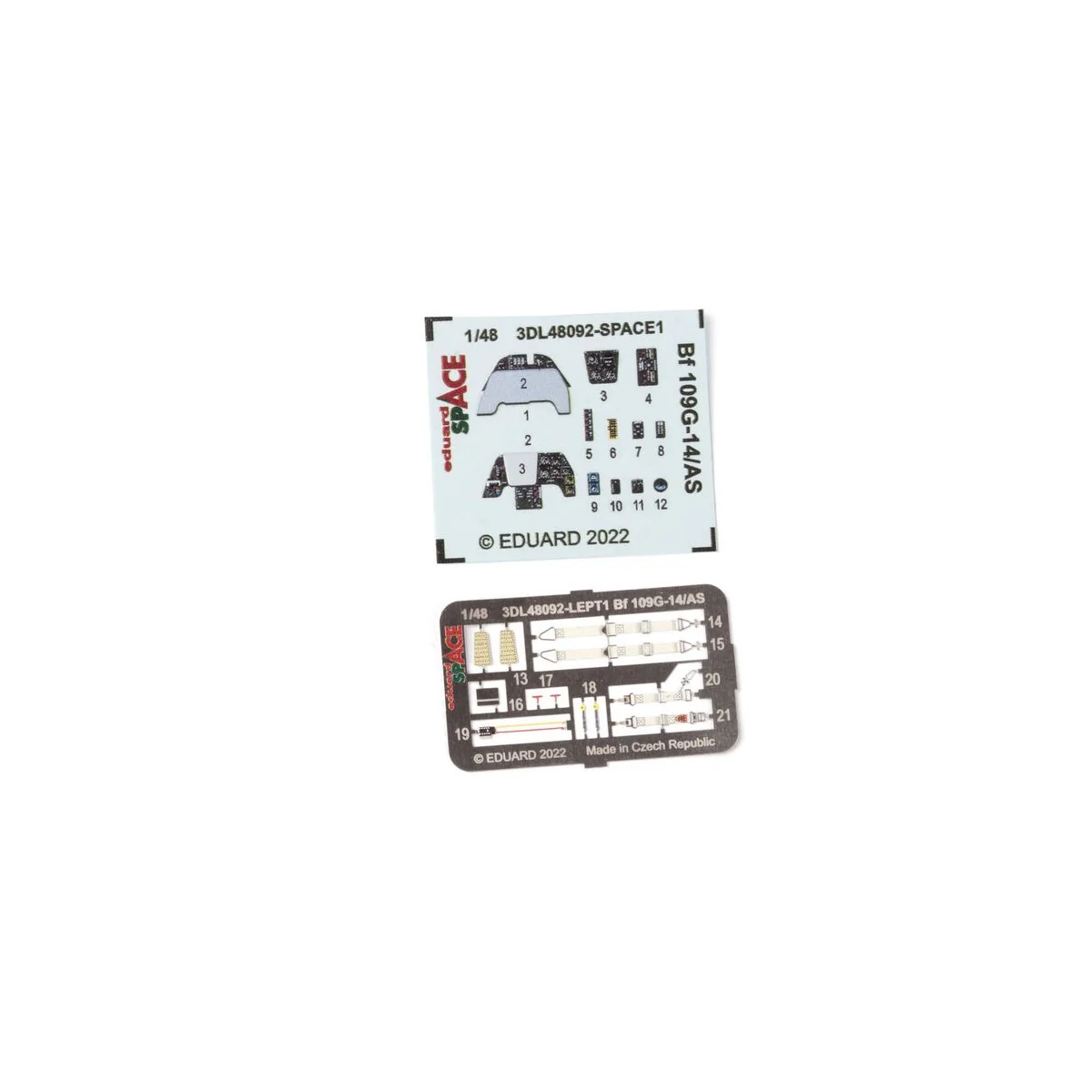 Bf 109G-14/AS SPACE for EDUARD, 1/48 - Eduard Accessories 3DL48092