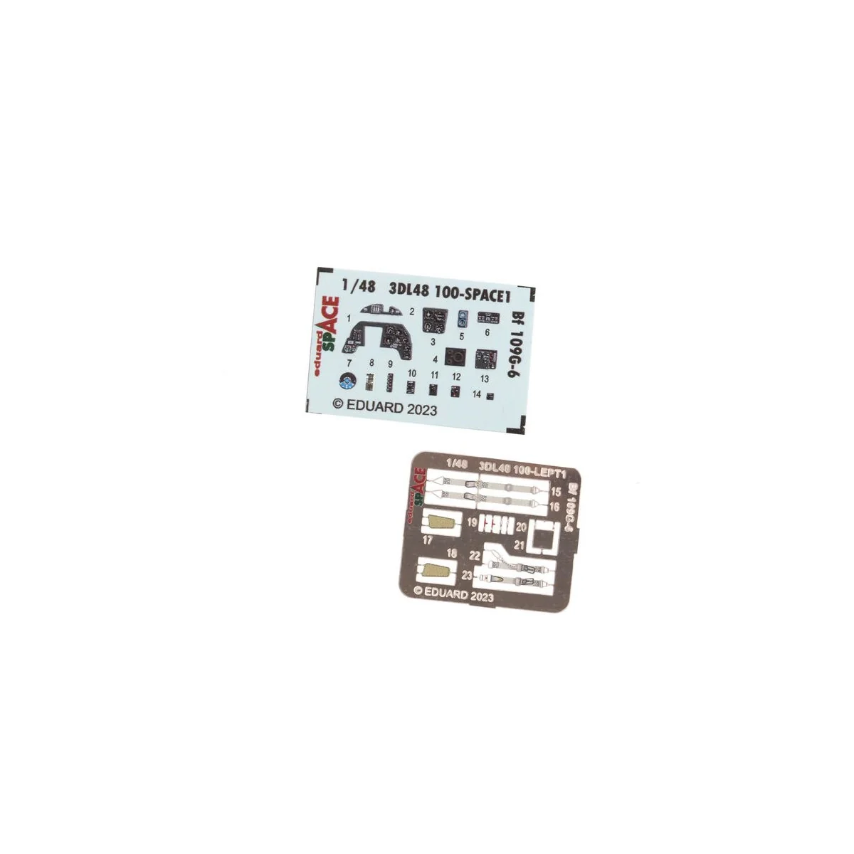 Bf 109G-6 SPACE for TAMIYA - Eduard Accessories 3DL48100