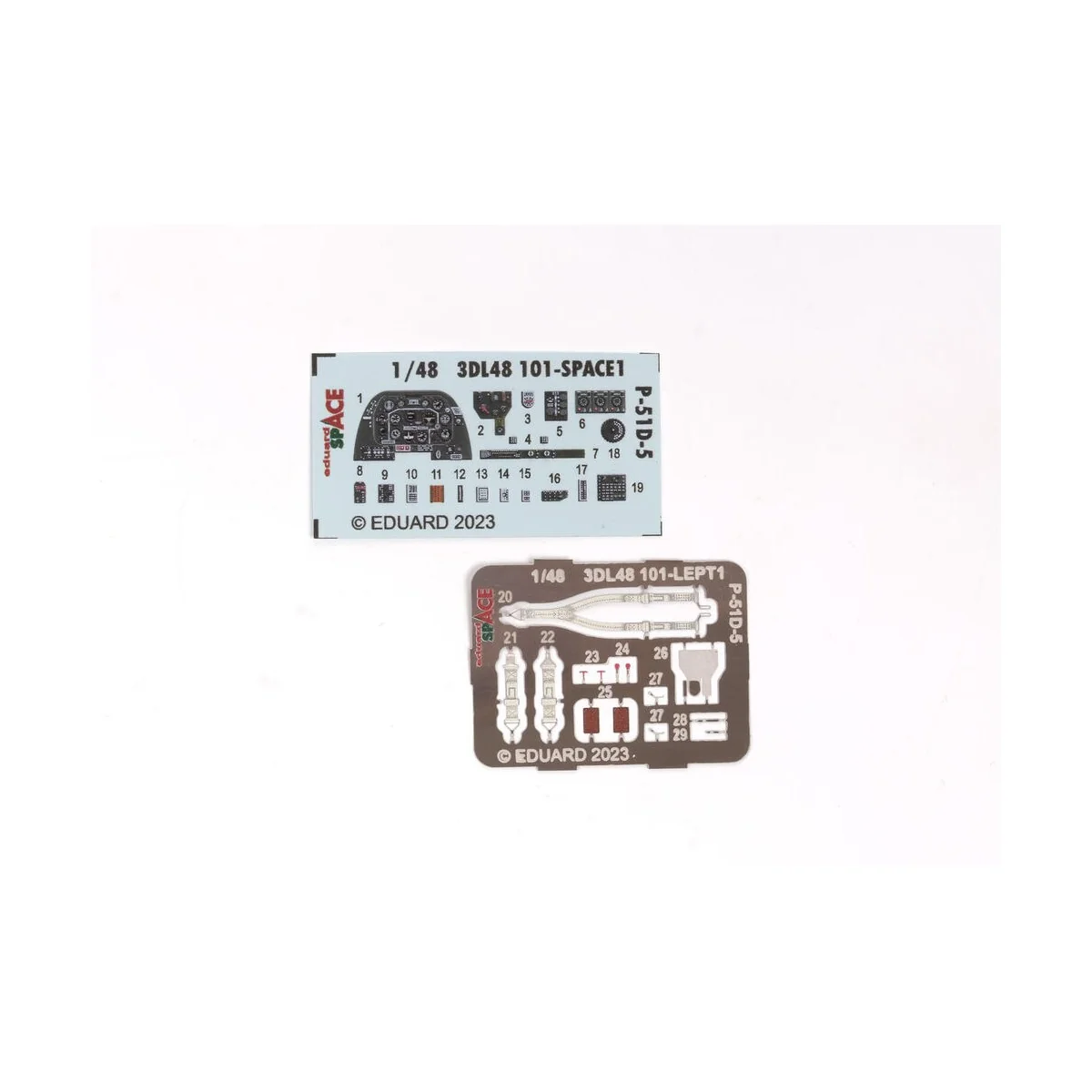 P-51D-5 SPACE for AIRFIX - Eduard Accessories 3DL32001