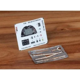 Spitfire Mk.IXc SPACE 1/24 AIRFIX, 1/32 - Eduard Accessories 3DL32013