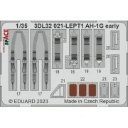 AH-1G early SPACE 1/35 - Eduard Accessories 3DL32021