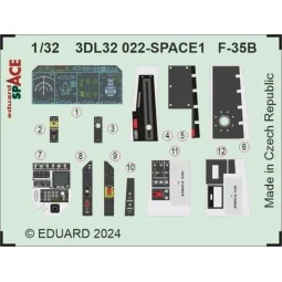 F-35B SPACE 1/32 - Eduard Accessories 3DL32022