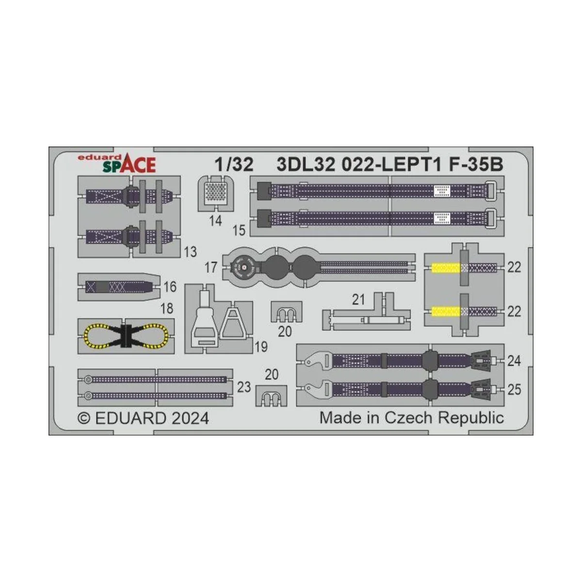 F-35B SPACE, 1/32 - Eduard Accessories 3DL32022