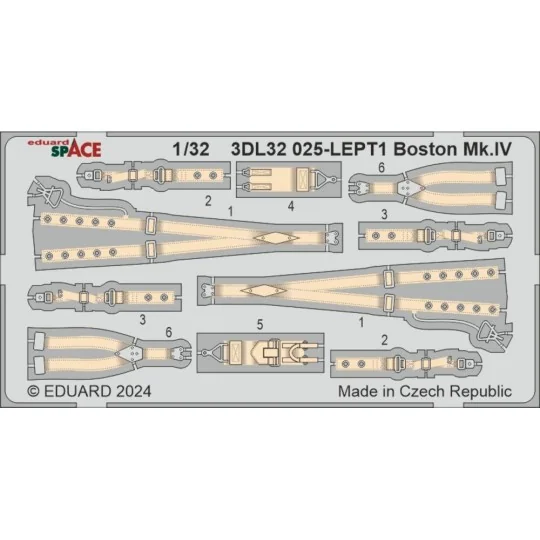 Boston Mk.IV SPACE HKM, 1/32 - Eduard Accessories 3DL32025