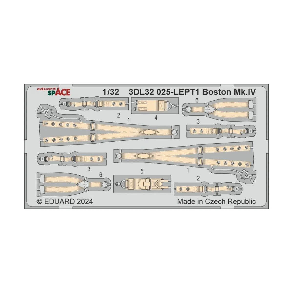 Boston Mk.IV SPACE HKM, 1/32 - Eduard Accessories 3DL32025