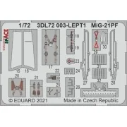 MiG-21PF SPACE 1/72 for EDUARD - Eduard Accessories 3DL72003