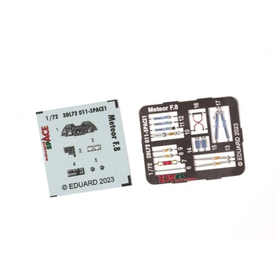 Meteor F.8 SPACE 1/72 for AIRFIX, 1/72 - Eduard Accessories 3DL72011