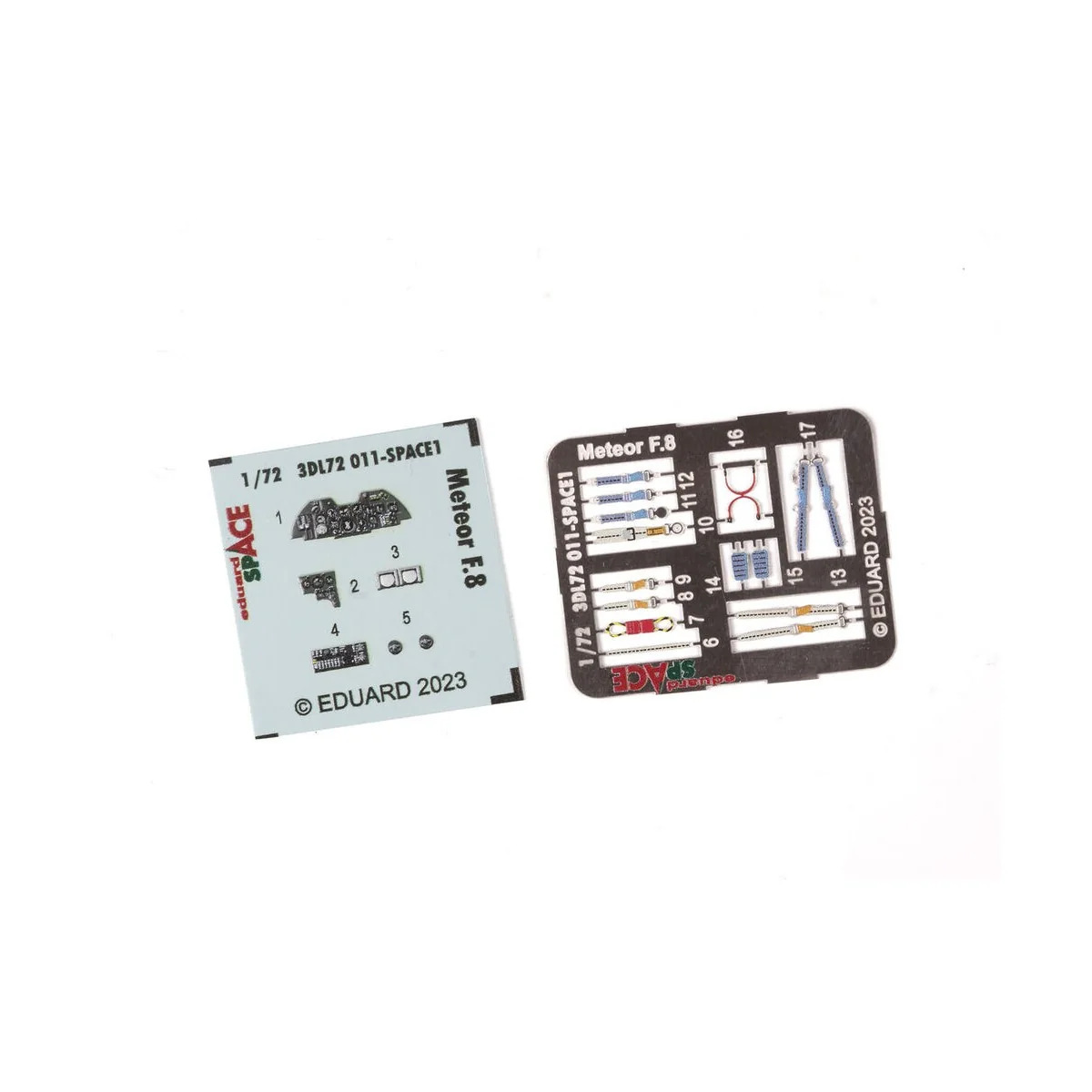 Meteor F.8 SPACE 1/72 for AIRFIX, 1/72 - Eduard Accessories 3DL72011
