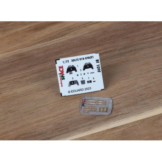 Bf 109F SPACE 1/72 EDUARD, 1/72 - Eduard Accessories 3DL72018 Bf 109F SPACE 1/72 EDUARD, 1/72 - Eduard Accessories 3DL72018