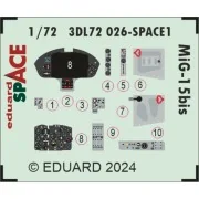 MiG-15bis SPACE, 1/72 - Eduard Accessories 3DL72026
