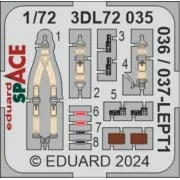 P-51D-5 SPACE, 1/72 - Eduard Accessories 3DL72035