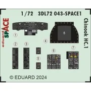 Chinook HC.1 SPACE AIRFIX - Eduard Accessories 3DL72043