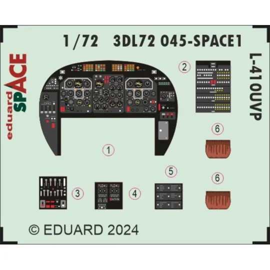L-410UVP SPACE EDUARD, 1/72 - Eduard Accessories 3DL72045