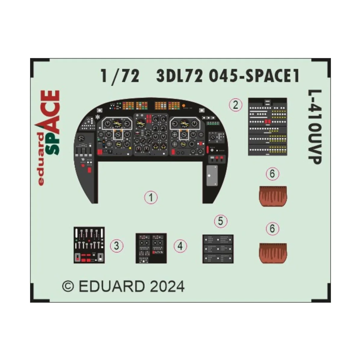 L-410UVP SPACE EDUARD, 1/72 - Eduard Accessories 3DL72045