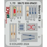 Meteor FR.9 SPACE AIRFIX - Eduard Accessories 3DL72050