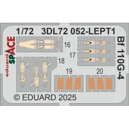 Bf 110G-4 SPACE EDUARD, 1/72 - Eduard Accessories 3DL72052