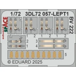 BV 222 SPACE REVELL, 1/72 - Eduard Accessories 3DL72057