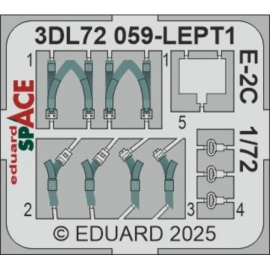 E-2C SPACE HELLER - Eduard Accessories 3DL72059